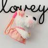 ins West Highland Dog Plush Toy Pendant Bow Puppy Girl Heart Bag Keychain Pendant