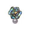 Xiaoxiang-style Mother-of-pearl Camellia Brooch, High-end Women's Light Luxury Pearl Brooch, Niche Retro Brooch