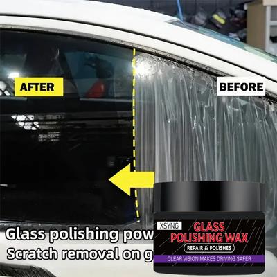 Car Glass Polishing Wax - Scratch and Vortex Remover, Car Windshield Repair