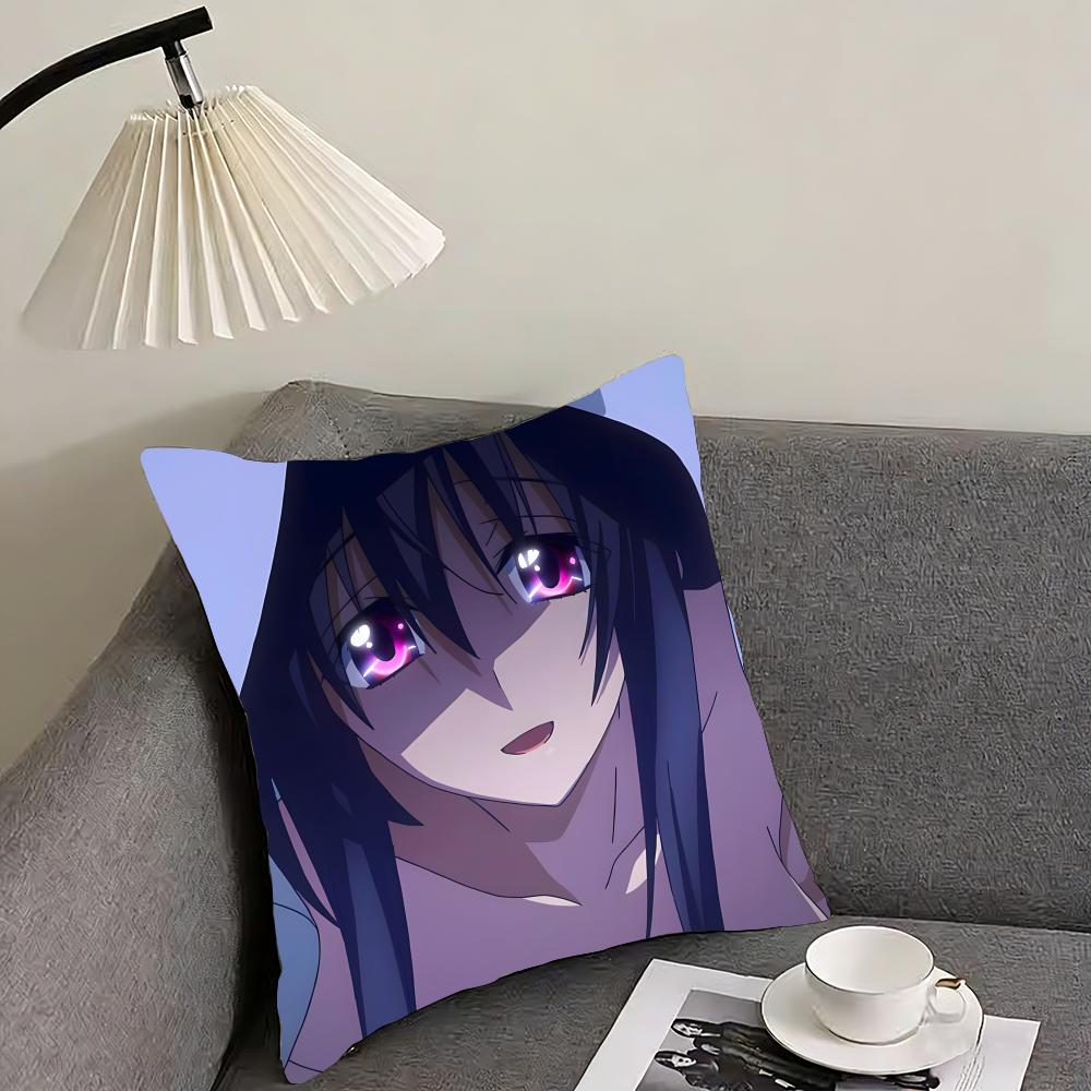 High School DxD anime Cushion Cover Reversible Plush Pillow Cover – For car, sofa, bedroom, perfect as a gift.