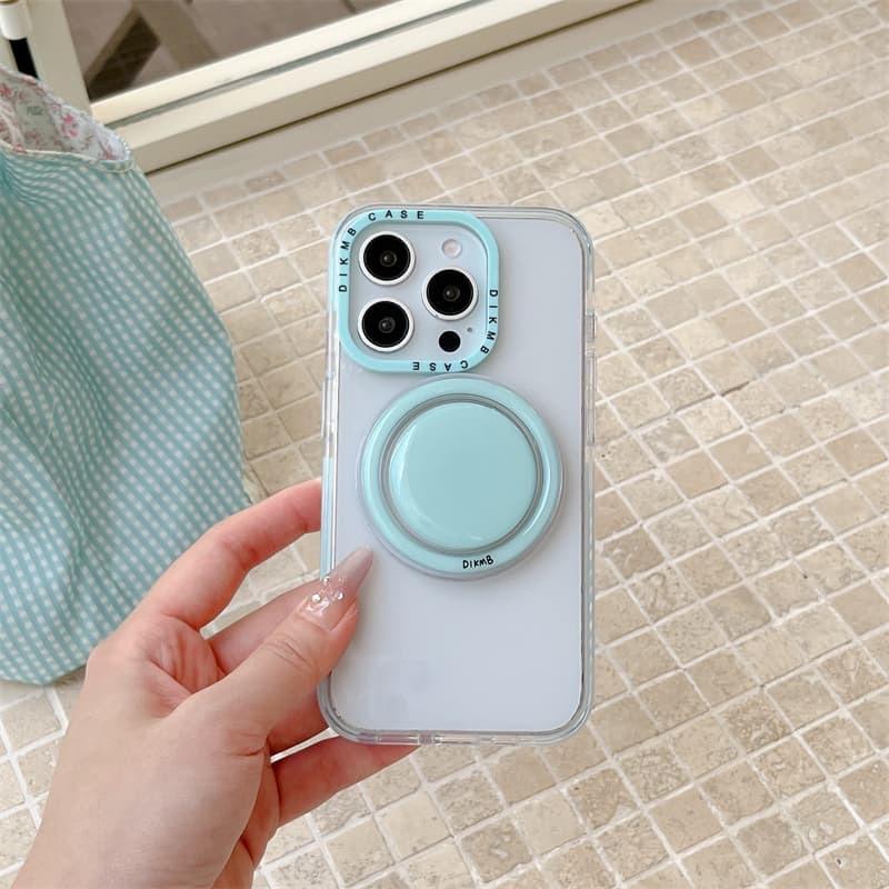 

Solid Color Magnetic Stand Case for iPhone 17, 16 Pro Max, 15, 14 – High-End Feel Apple 15