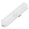 Cylindrical & Square Eyelash Tweezers Storage Box with Golden Feather Design