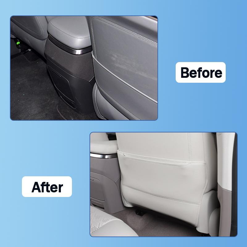 For ZEEKR 7X 2025+ Rear Seat Kick Protection Leather Cover Interior Upgrade Car Accessories 2PCS