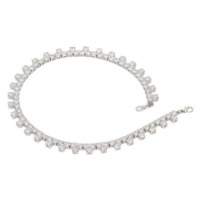 Bordo con Strass Bella Catena Lucida con Strass per Abiti da Sposa Copricapi Collane Decorazioni Artigianali