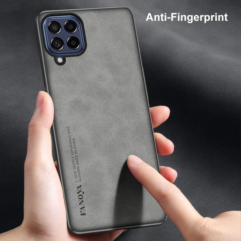 For Samsung Galaxy A12 A22 4G A42 5G Case Luxury Leather Phone Case For Samsung M12 M22 M32 M42 Back Cover Silicone Protection