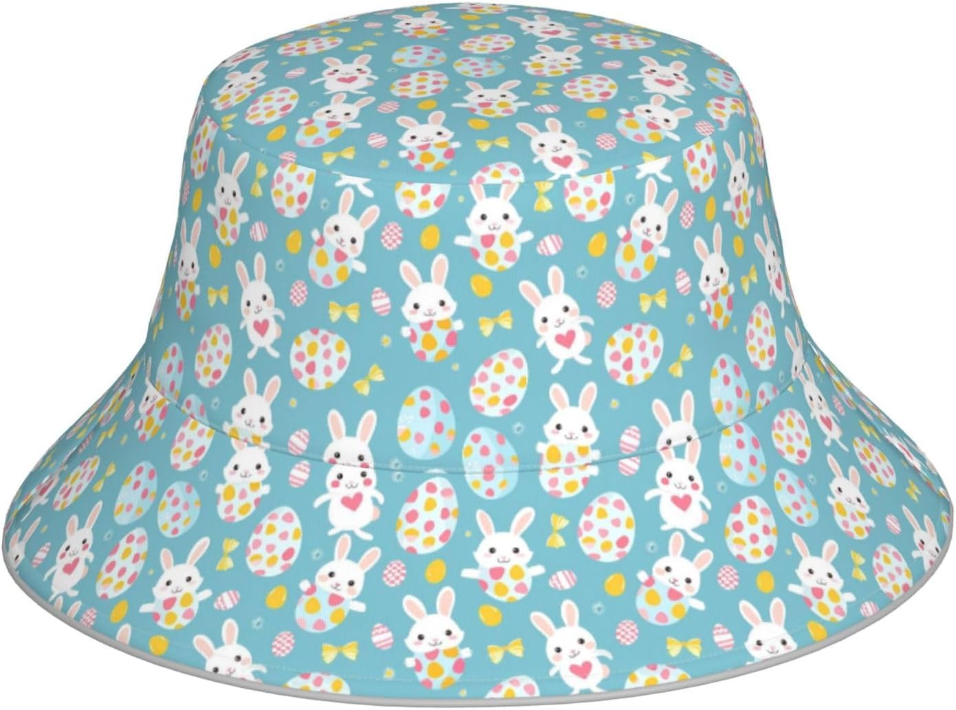 

Easter Day Print Bucket Hat Multicolored Fisherman Cap Packable Sun Hat for Men and Women Summer Beach Outdoor Protection Cap