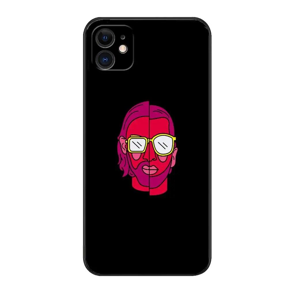 Lovely Soft Animation Fashion Phone For Iphone 11 Plus Max 12 13 Mini XR 8 6 6s 7 14 Pro XS X Silicone Silicon Straight TPU Soft Case Cover