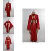 Ultimatives rotes Luxuskleid von Königin Cersei Lannister für Game Of Thrones Cosplay-Enthusiasten