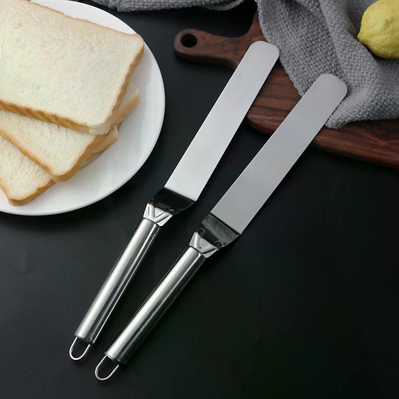 6/8/10 Inch Stainless Steel Cream Icing Frosting Spatula For Cake DIY Cake Decorating Tools Utensils Accessories Baking Tools