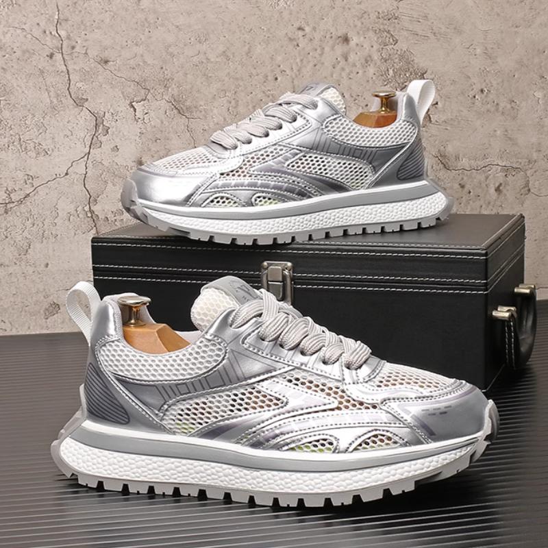 

Summer new style mesh breathable fashionable casual shoes for men, trendy and versatile Forrest Gump men s shoes 44