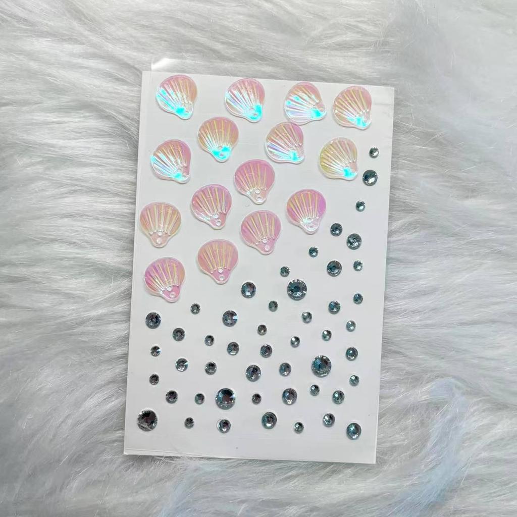 Fairy Face Makeup Stickers for Kids: Pearl, Rhinestone, Butterfly & Diamond Eye Accents