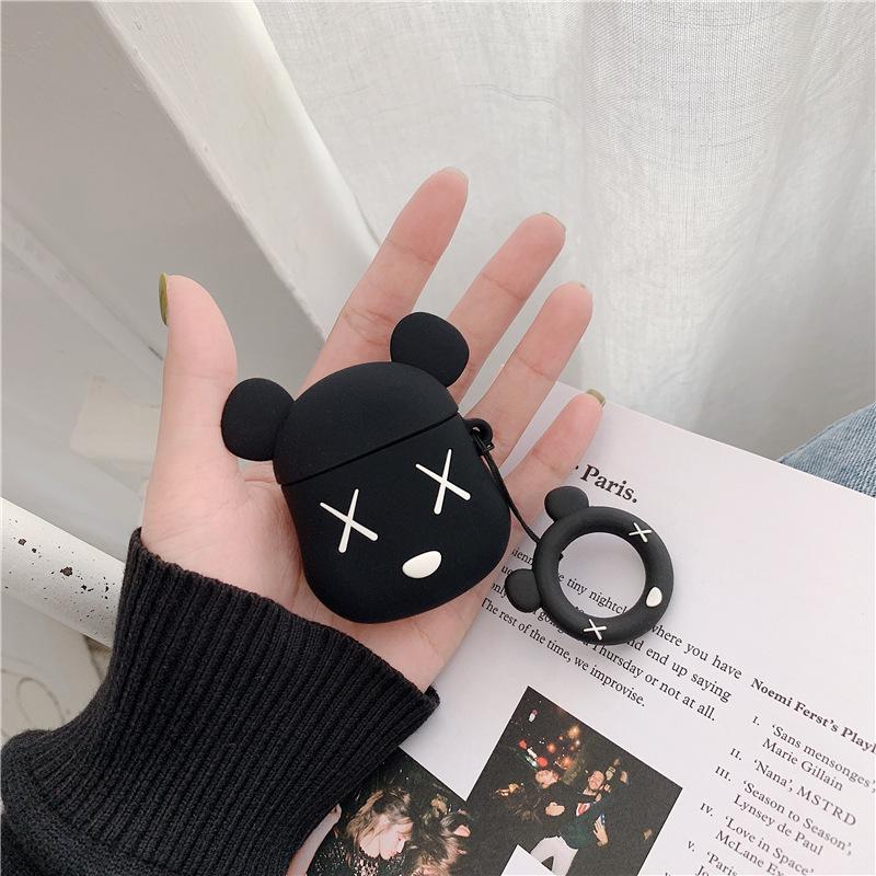 Applicable AirPods 1 Protective Case Cute Cartoon Silicone 1st Generation 1st Generation 4th Generation New 3rd Generation Apple Wireless Earphone Cas