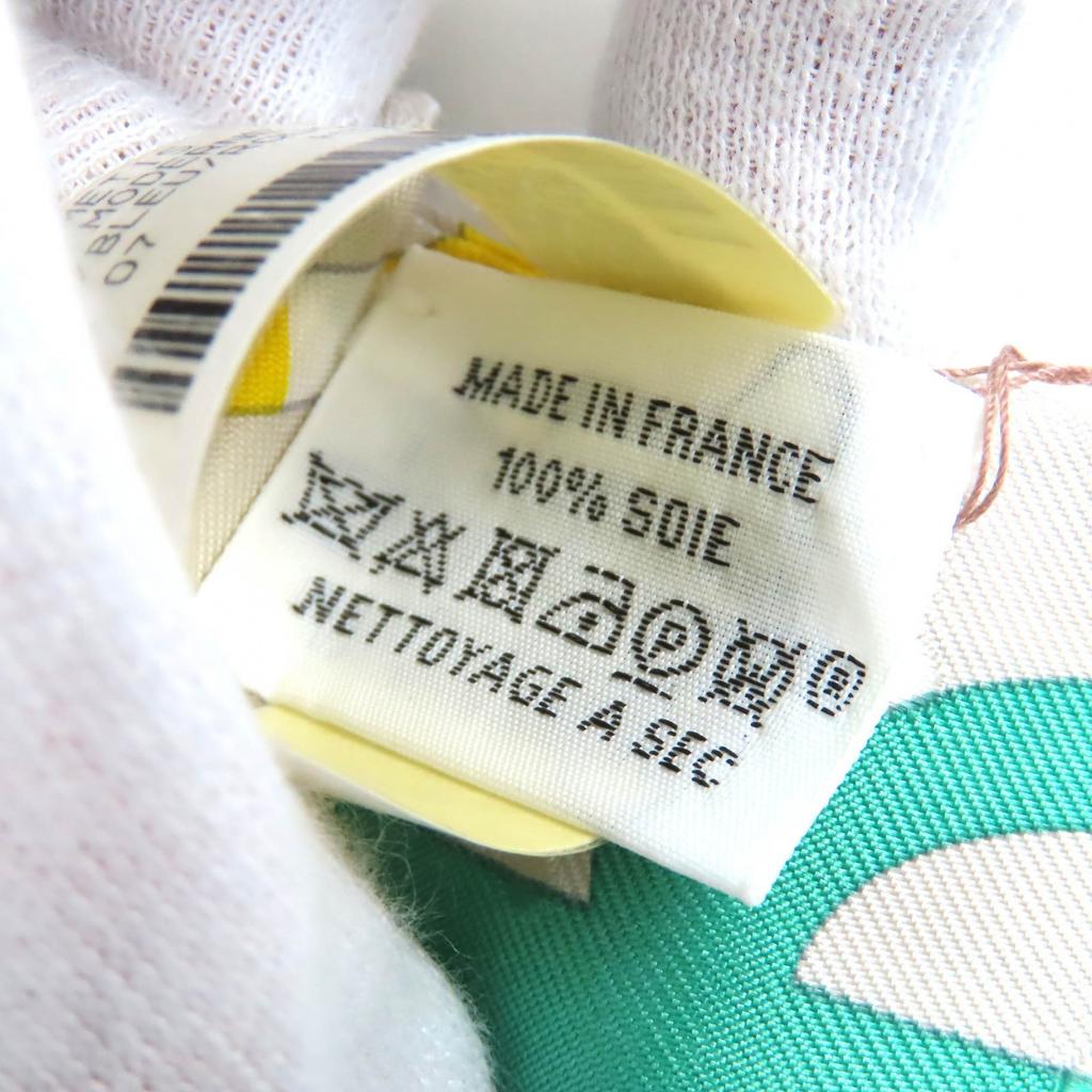 Pristine HERMES scarf BOVCLERIE MODERNE Modern buckle silk Women Used