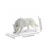 Standing Wolf Animal Model Sturdy for Imaginative Play, Kids