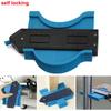 Multi-Functional Contour Curve Ruler for Woodworking