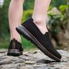 Breathable Mesh Men's Loafers Retro Style Slip-ons Men Anti-slip Casual Sports Shoes Elastic Walking Shoes Big Size
