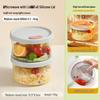 Ultra-Light Borosilicate Glass Lunch Container with Lid, Microwave & Fridge Safe