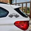 Quzente Flower Car Decal, Flower Car Body Decal, Vista Auto Exterior Decoration Sticker |