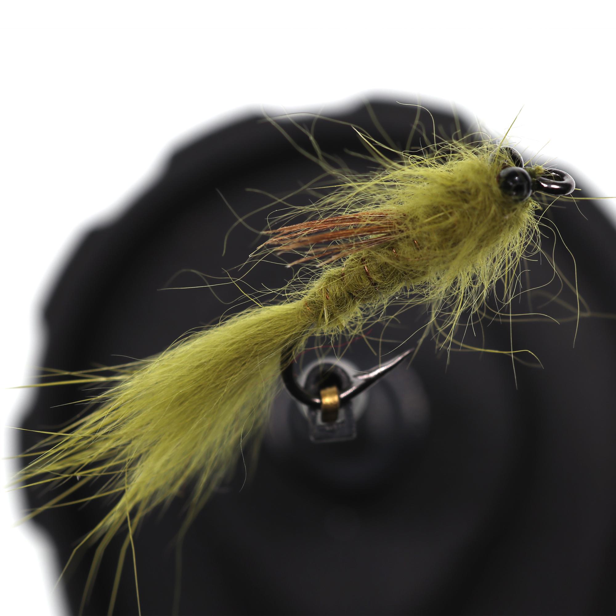 Nymphe d'éphémère olive double bille tungstène pour pêche à la mouche