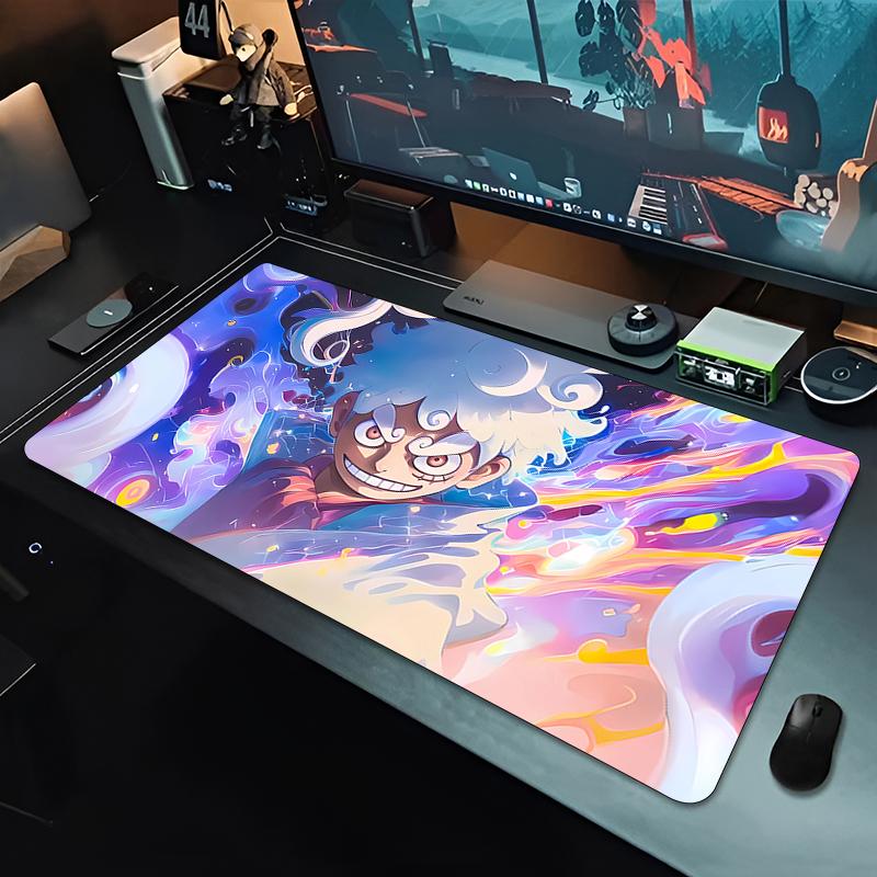 Mousepad one piece luffy Mouse Pad Oversized Gaming Desk Mat Non-Slip Game Computer Keyboard Pad Japanese Shonen Anime Mouse Pad