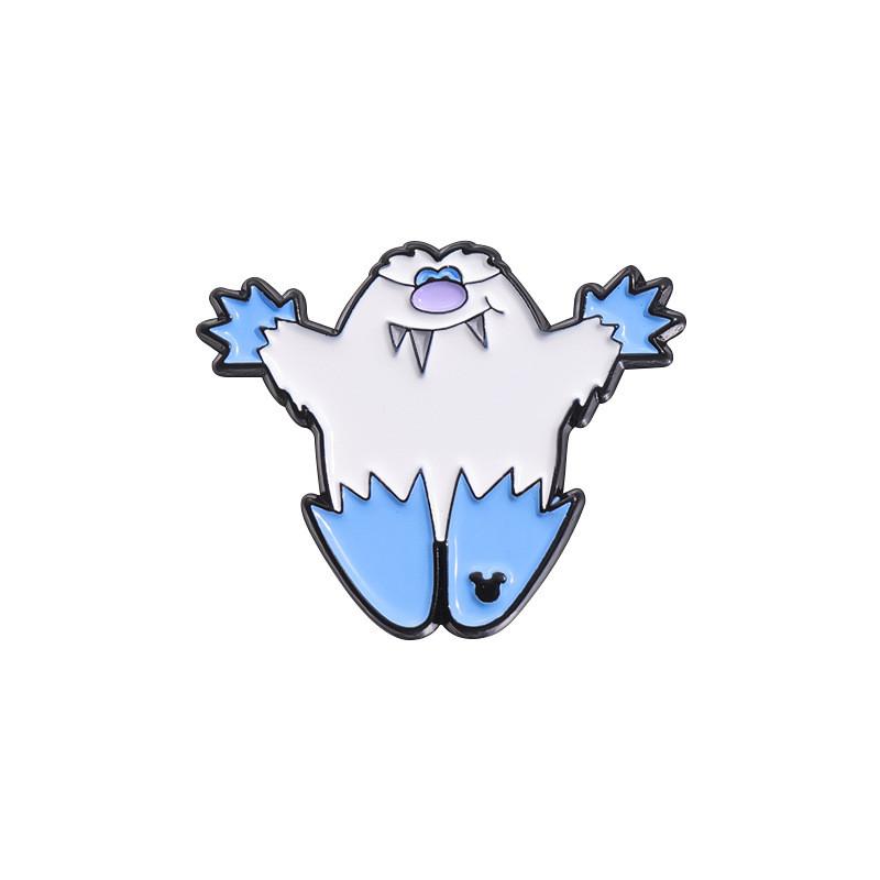 

Charming Enamel Metal Brooch Featuring Cartoon Snowman Design Fun Accessory For Everyone QHXZ1584