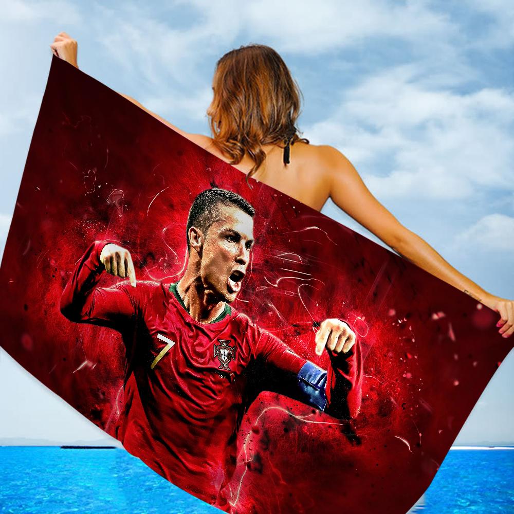 C-Cristiano R-Ronaldo C-CR7 Handtuch Mikrofaser Strandtuch Saugfähig Schnelltrocknend Weich Yoga Schwimmen Resort Bergsteigen Handtuch