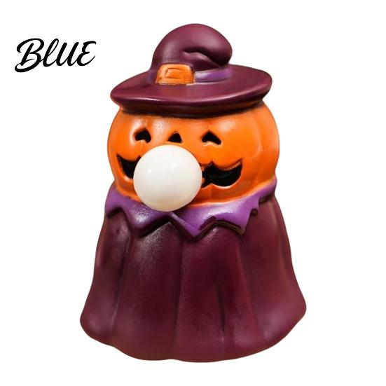 Soft Press Fidget Toys Halloween Squeeze Stress Relief Toy Bubble Pop Pumpkin Ghost Figurine Cute Toy for Fun Desktop Ornaments Kids Desk