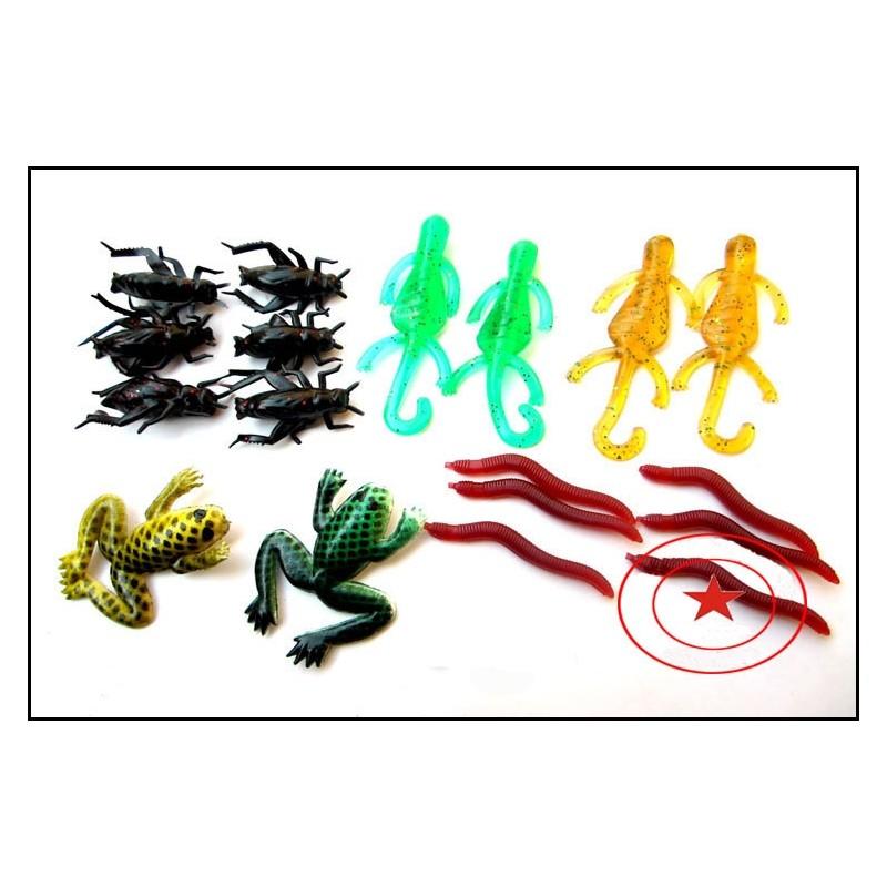 Soft Plastic Lure Set For Bass Night Fishing With Glowing Baits For Anglers