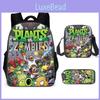 Plants Vs Zombies Kinder Schulrucksack Dreiteiliges Set Mit Leichtem Langlebigem Design Für Die Schule