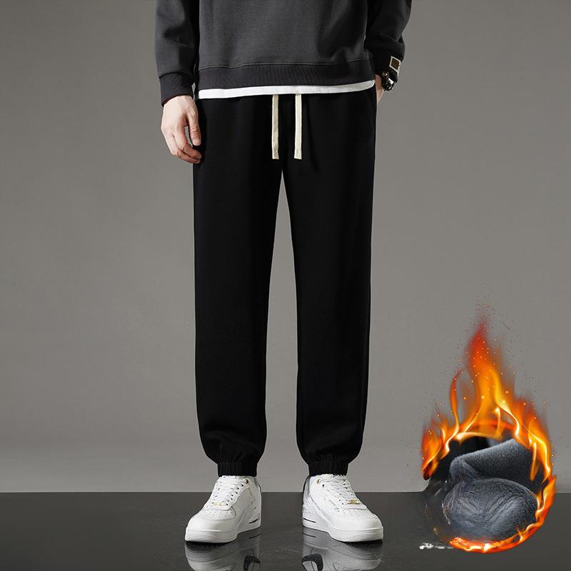 

Новые повседневные брюки спортивные штаны корейская версия модные универсальные темпераментные эластичные из чистого хлопка дышащие S