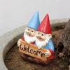 1 Dwarf Holding Welcome Sign Ornament, Creative Garden/home Decoration Ornament, Resin Handicraft