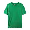 Camisetas lisas 100 % algodón para mujer, deportivas, de manga corta, informales, a la moda, blancas y negras, holgadas, con cuello redondo, para verano