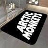 Band A-Arctic Monkeys Floor Mat Soft Flannel Entrance Door Mat Non Slip Absorbent Bathroom Bedroom Floor Rug