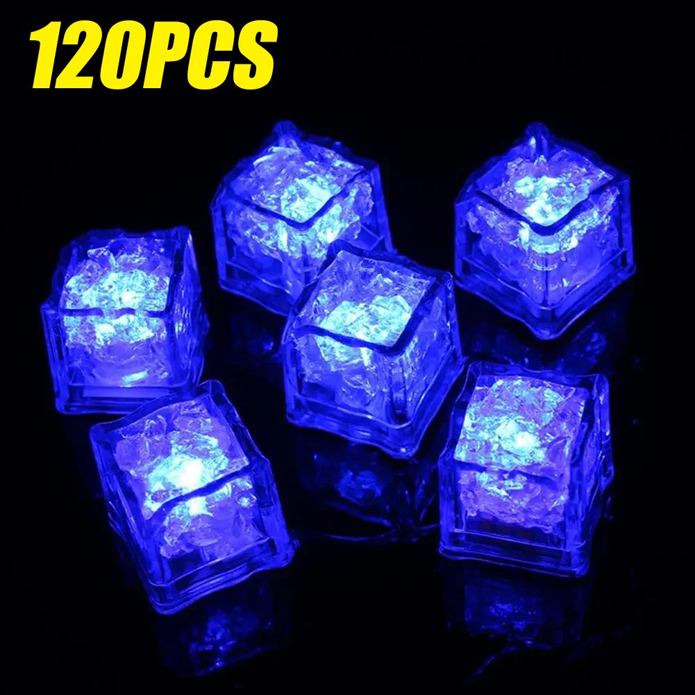 Waterproof Led Ice Cube Multi Color Flashing Glow In The Dark Light Up for Bar Club Drinking Party Wine Decoration