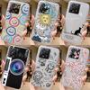 For Xiaomi 13T Case 13T Pro Cute Funny Trippy Face Soft Silicone Transparent Cover Bumper For Xiaomi 13 T Fundas Shell