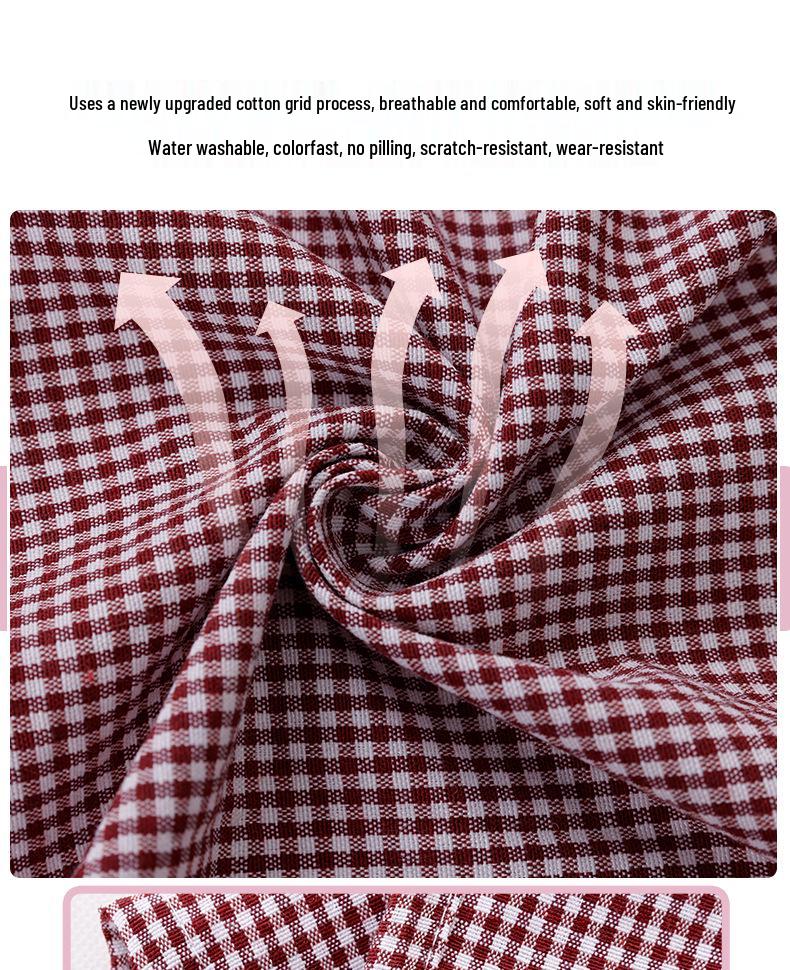 Women's Pure Cotton Apron with Sleeves - Anti-Stain, Dirt-Resistant Kitchen and Workwear for Home and Office