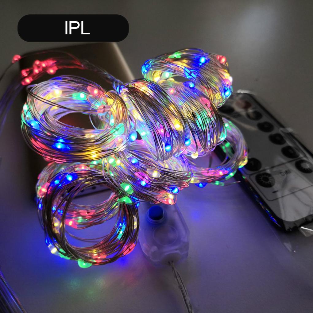 Festival Decoration USB Remote Control Adjustable Waterproof Lamp String