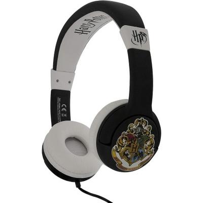 HARRY POTTER Fones de ouvido intra-auriculares infantis/crianças com crista de Hogwarts