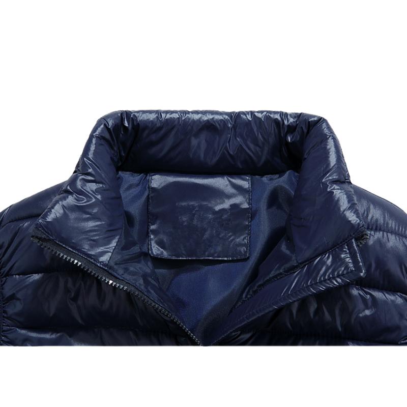 2024 Herbst und Winter Neue dicke Daunen-Baumwollweste Junge Herrenweste Rock Trendy Große Größe Herren Trendy Casual Große Größe