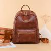 Batoh s velkou kapacitou Dámský lehký měkký kožený batoh Cestovní batoh