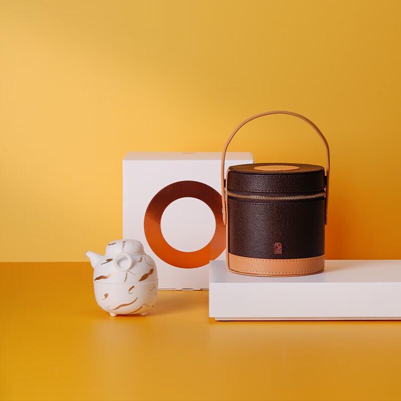 Wanquiantang Sapphire Glaze Travel Tea Set