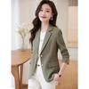 Spring Autumn Women Blazer Jacket Slim Fit Korean Style Casual Office Wear High Quality Coat
