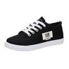 Summer Fashion Student Shoes White Shoes Women's Canvas Shoes Low Top Round Head with Casual Women's Shoes