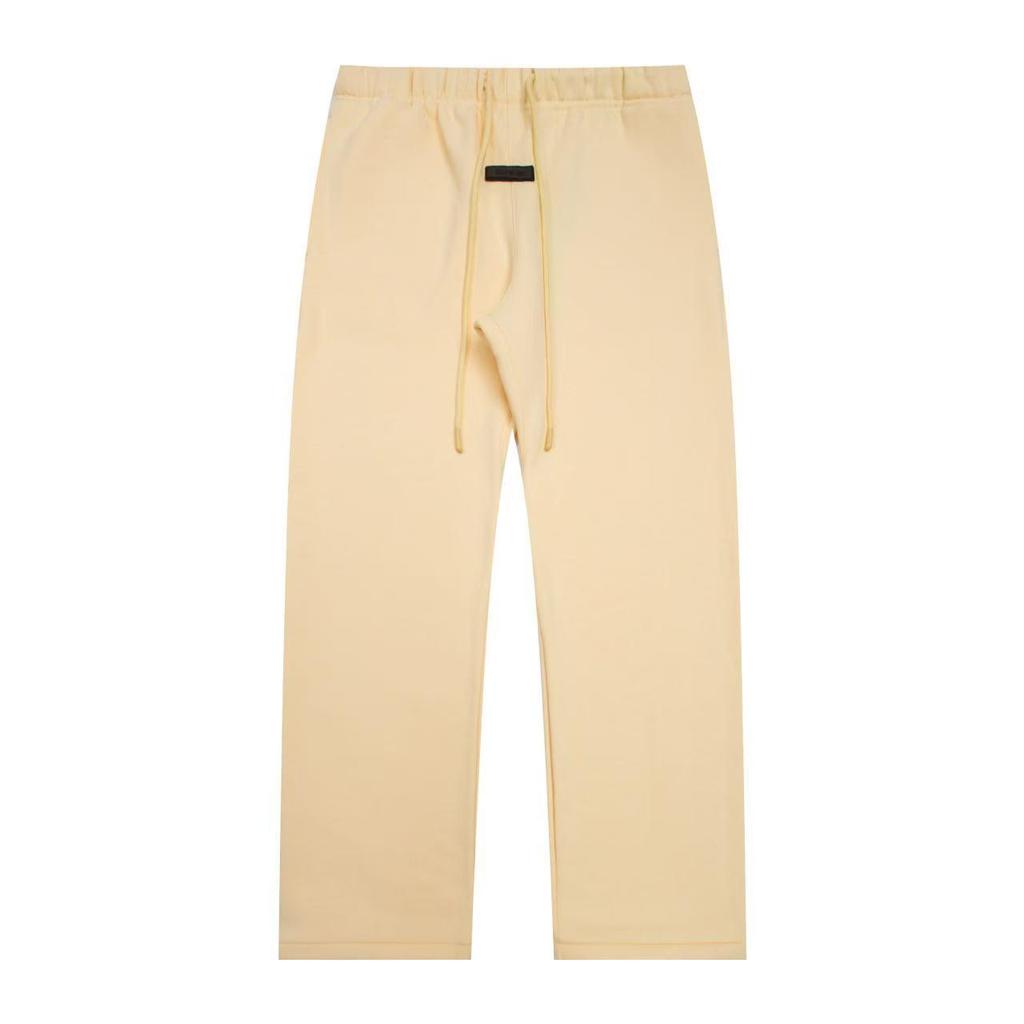 Pantaloni de trening unisex ESSENTIALS la modă cu imprimeu cu litere - Pantaloni lungi casual largi Streetwear