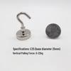 Punch-Free Neodymium Magnetic Hook for Walls & Doors