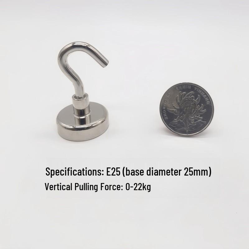 Punch-Free Neodymium Magnetic Hook for Walls & Doors