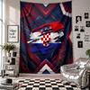 Croatia Football Wall Tapestry Home Decor Wall Hanging Cloth for Bedroom Living Room Background