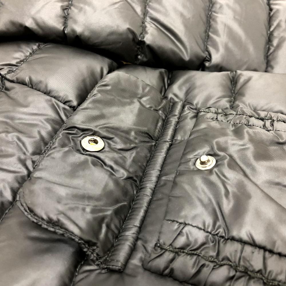 MONCLER logo Long Down Jacket Apparel Down jacket Nylon Black