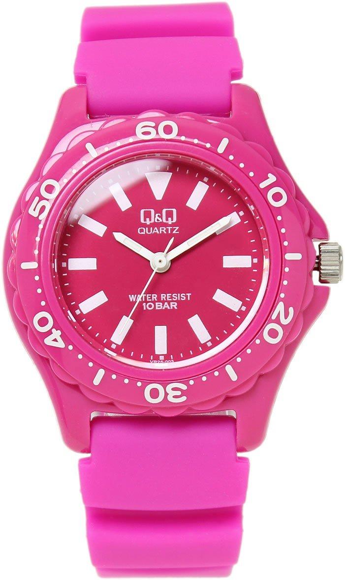 CITIZEN Urethane Band Color Watch Pink White [Citizen Q&Q] Q&Q Wristwatch, VR25-003 [Used]
