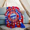 FC Bayern München logo printed throw blanket—soft,warm;versatile blanket for all seasons—perfect as &air-conditioning throw,nap blanket